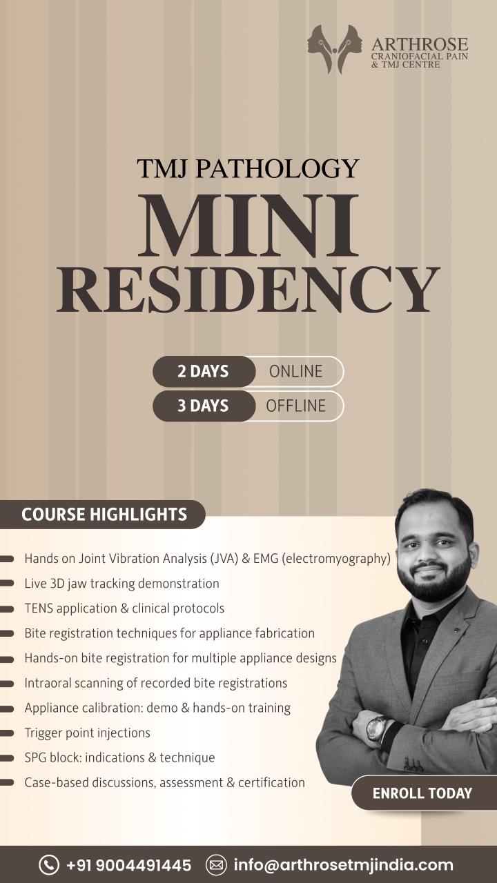 Mini Residency in TMJ Pathology